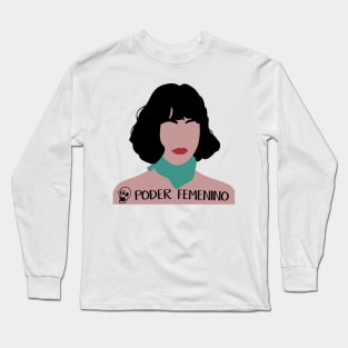 Mon Laferte Poder Femenino Long Sleeve T-Shirt